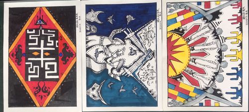 民族图案的现代演绎——昆明学院美术与艺术设计学院2018级服装设计2班作业成果展示